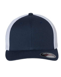 Flexfit 6511 Trucker Cap - Navy White - Navy White / One Size Fits Most