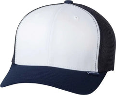 Flexfit 6511 Trucker Cap - Navy White Navy - Navy White / 6 7/8’’ - 7 1/2’’