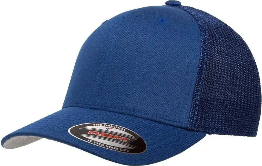 Flexfit 6511 Trucker Cap - Royal Blue - Royal / 6 7/8’’ - 7 1/2’’