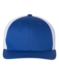 Flexfit 6511 Trucker Cap - Royal White - Royal White / One Size Fits Most