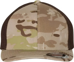 Flexfit 6511MC MultiCam Trucker Cap - Multicam Arid Brown - Multi-Colored / 6 7/8’’ - 7 1/2’’