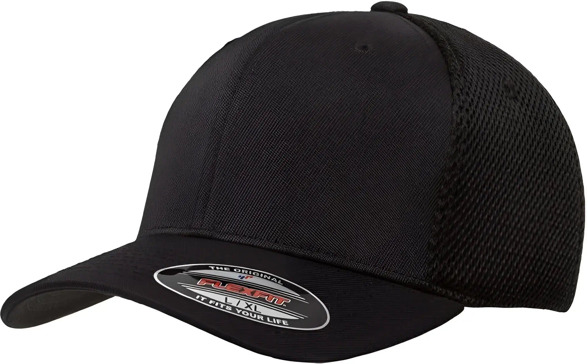 Flexfit 6533 Ultrafiber Mesh Cap Black Black / 6 3/4’’ 7 1/4’’