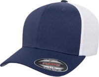 Flexfit 6533 Ultrafiber Mesh Cap - Navy White - Navy White / 6 3/4’’ - 7 1/4’’