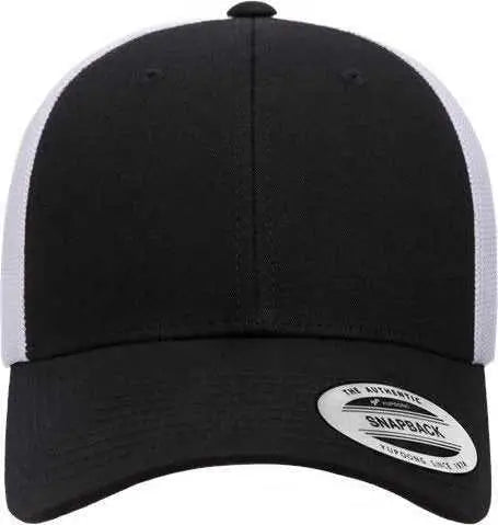 Flexfit 6601 Elite Cap - Black White - Black White / One Size Fits Most
