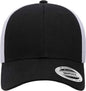 Flexfit 6601 Elite Cap - Black White - Black White / One Size Fits Most