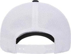 Flexfit 6601 Elite Cap - Black White - Black White / One Size Fits Most