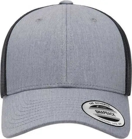 Flexfit 6601 Elite Cap - Heather Black - Black / One Size Fits Most