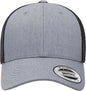 Flexfit 6601 Elite Cap - Heather Black - Black / One Size Fits Most