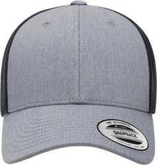 Flexfit 6601 Elite Cap - Heather Black - Black / One Size Fits Most