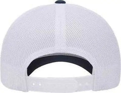 Flexfit 6601 Elite Cap - Navy White - Navy White / One Size Fits Most