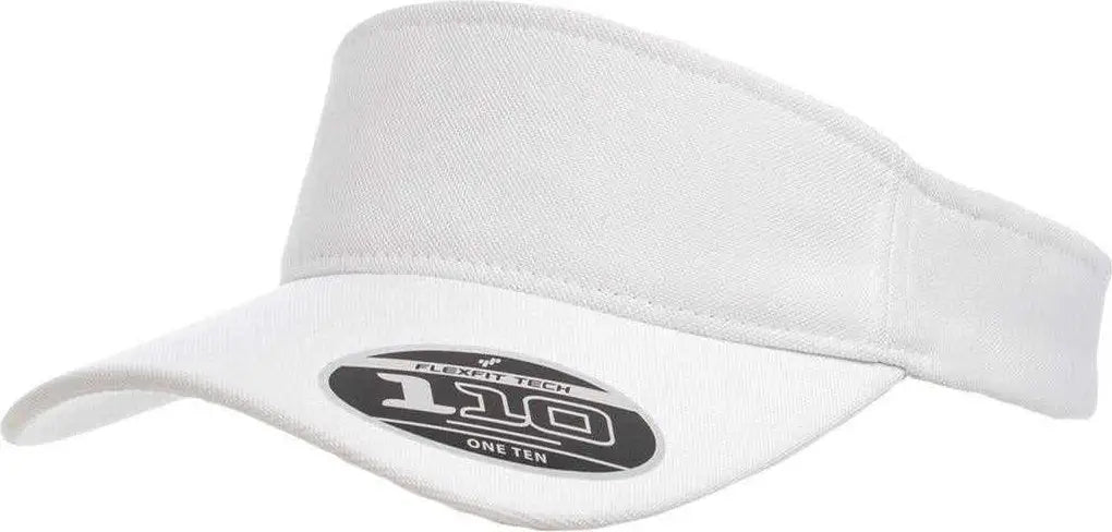 Flexfit 8110 110 Comfort Fit Visor White White / 6 7/8’’ 7 1/2’’