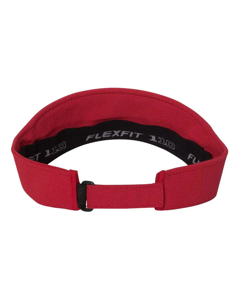 Flexfit 8110 110® Visor - Red - Red / One Size Fits Most