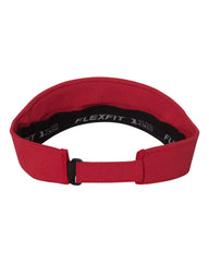 Flexfit 8110 110® Visor - Red - Red / One Size Fits Most