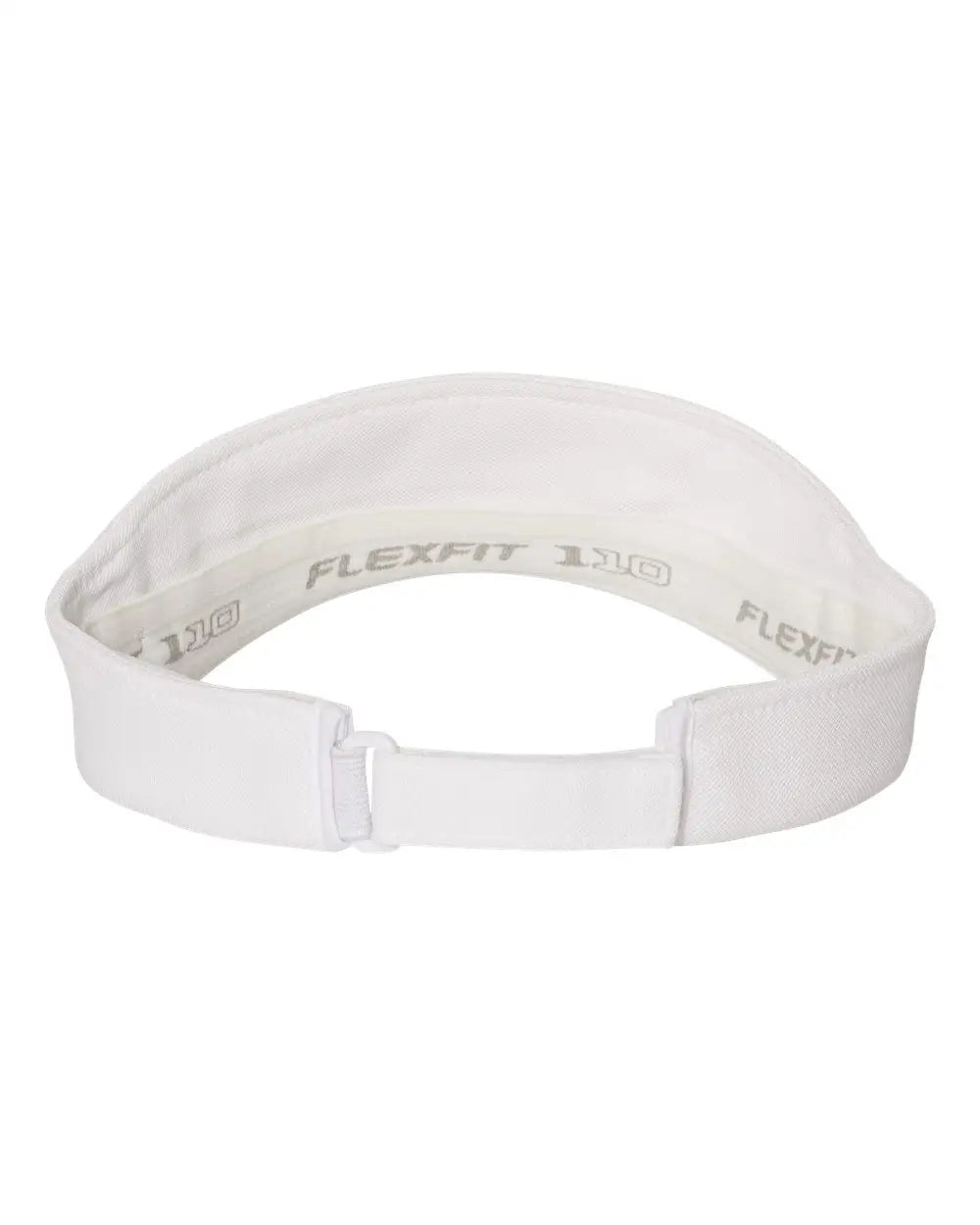Flexfit 8110 110® Visor - White - White / One Size Fits Most