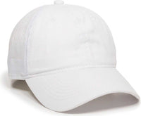 OC Sports FWT-130 Garment Wash Mesh Back Baseball Cap - White | HIT a Double