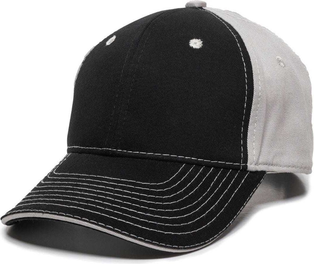 OC Sports GWT-101 Adjustable Cap - Black Grey | HIT a Double