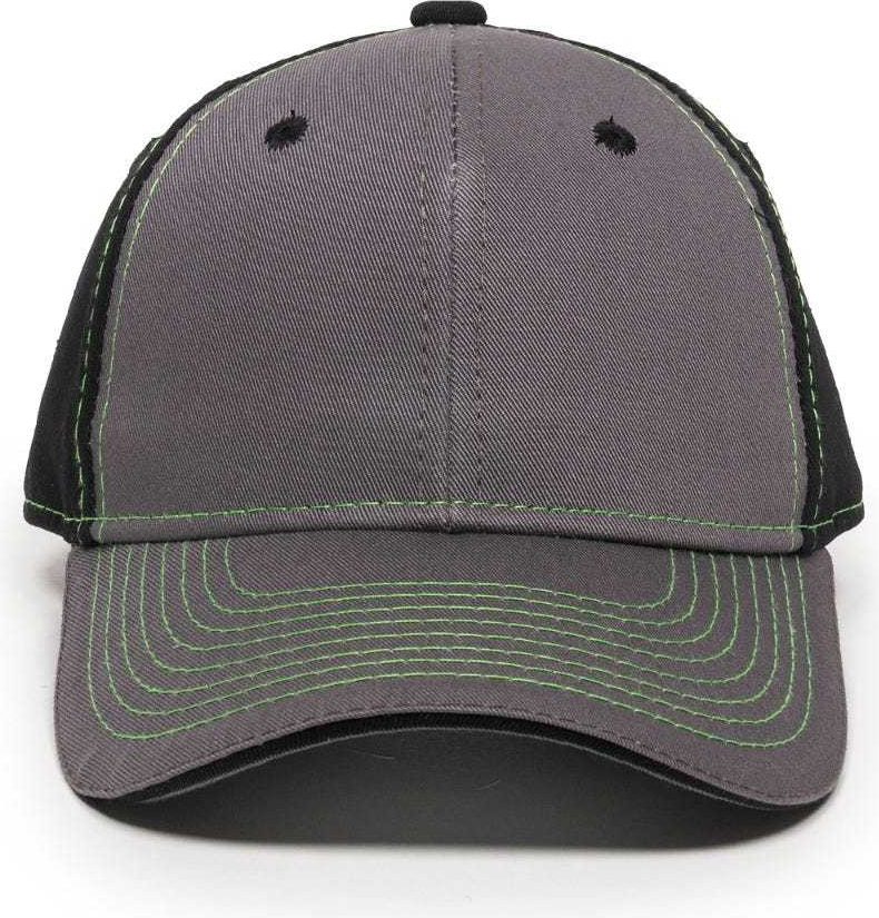 OC Sports GWT-101 Adjustable Cap - Charcoal Black | HIT a Double