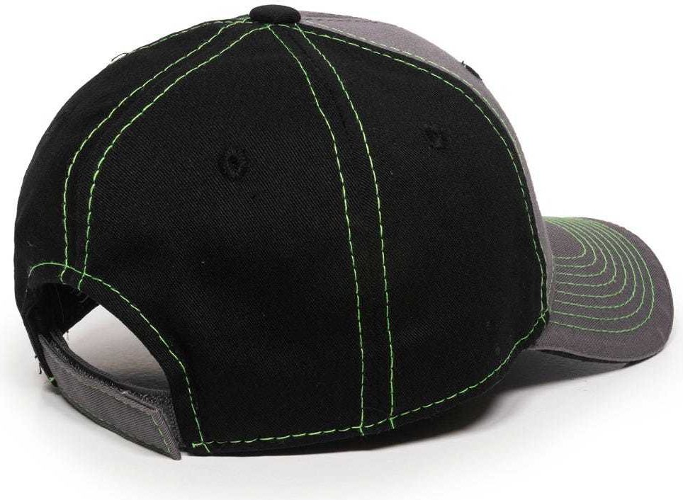 OC Sports GWT-101 Adjustable Cap - Charcoal Black | HIT a Double