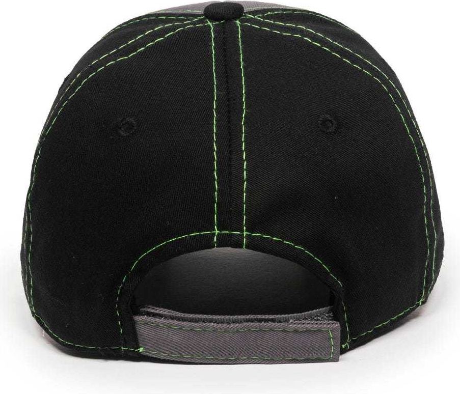 OC Sports GWT-101 Adjustable Cap - Charcoal Black | HIT a Double