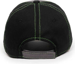 OC Sports GWT-101 Adjustable Cap - Charcoal Black | HIT a Double