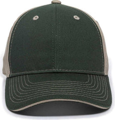 OC Sports GWT-101 Adjustable Cap - Dark Green Khaki | HIT a Double