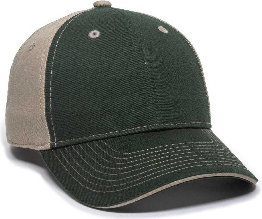 OC Sports GWT-101 Adjustable Cap - Dark Green Khaki | HIT a Double