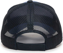 OC Sports GWT-101M Adjustable Mesh Back Cap - Bay Blue Navy | HIT a Double