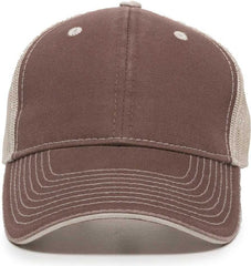 OC Sports GWT-101M Adjustable Mesh Back Cap - Brown Putty | HIT a Double