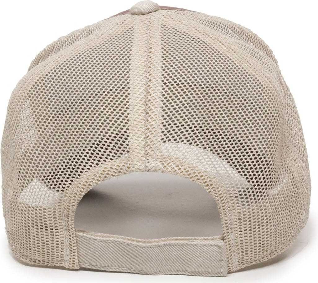 OC Sports GWT-101M Adjustable Mesh Back Cap - Brown Putty | HIT a Double