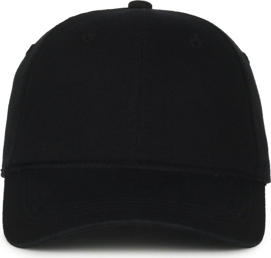 OC Sports GWT-111 Adjustable Strap Garment Wash Cotton Cap - Black | HIT a Double