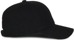 OC Sports GWT-111 Adjustable Strap Garment Wash Cotton Cap - Black | HIT a Double