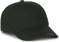 OC Sports GWT-111 Adjustable Strap Garment Wash Cotton Cap - Dk Green | HIT a Double
