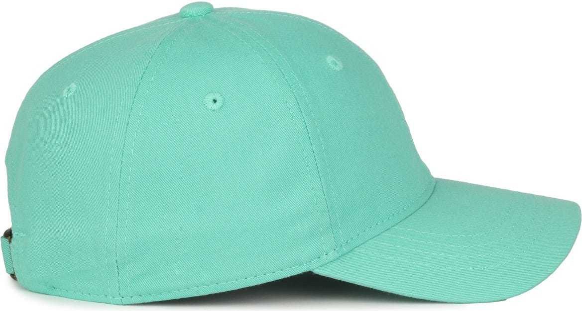 OC Sports GWT-111 Adjustable Strap Garment Wash Cotton Cap - Mint - HIT a Double - 3