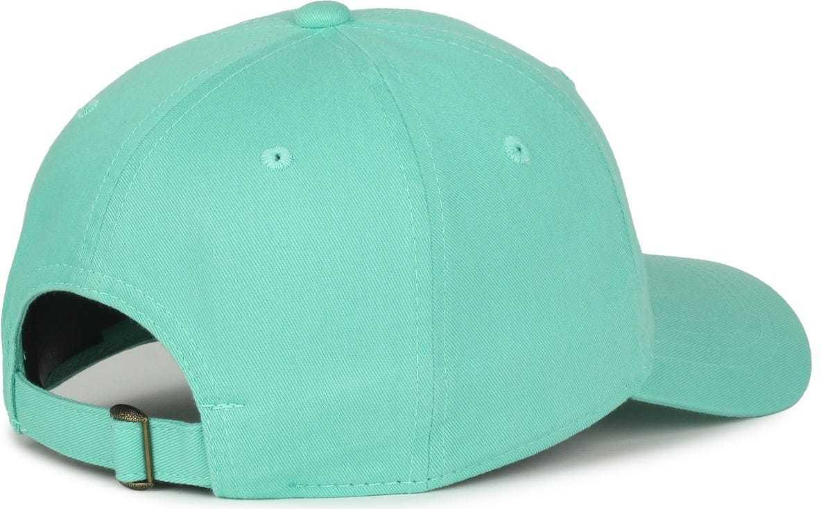 OC Sports GWT-111 Adjustable Strap Garment Wash Cotton Cap - Mint - HIT a Double - 4