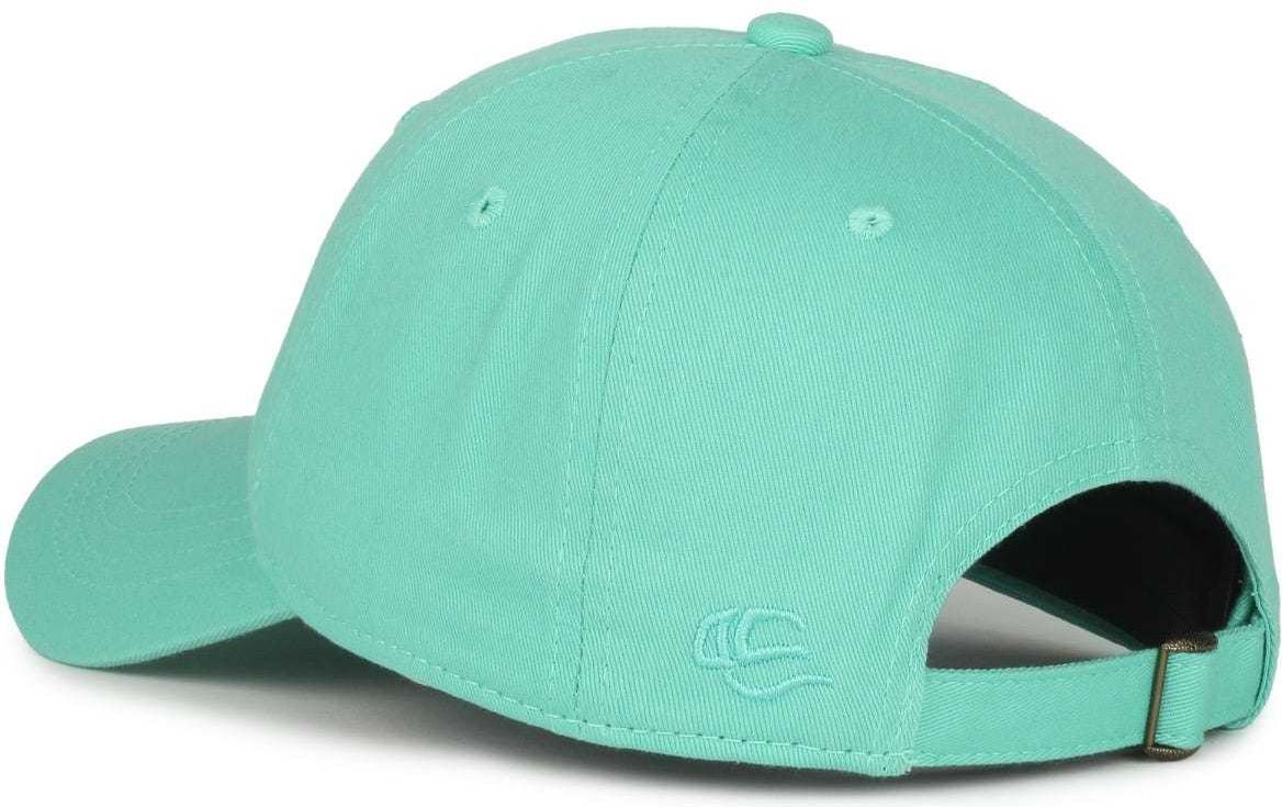 OC Sports GWT-111 Adjustable Strap Garment Wash Cotton Cap - Mint | HIT a Double