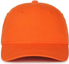 OC Sports GWT-111 Adjustable Strap Garment Wash Cotton Cap - Orange | HIT a Double
