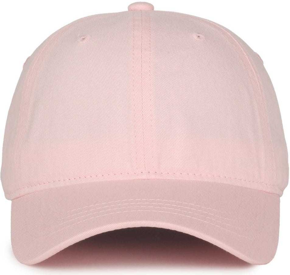 OC Sports GWT-111 Adjustable Strap Garment Wash Cotton Cap - Pink | HIT a Double