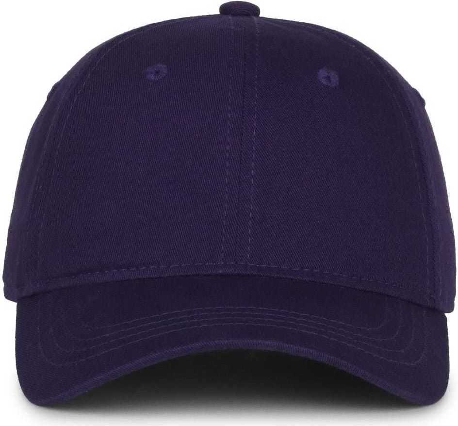 OC Sports GWT-111 Adjustable Strap Garment Wash Cotton Cap - Purple | HIT a Double