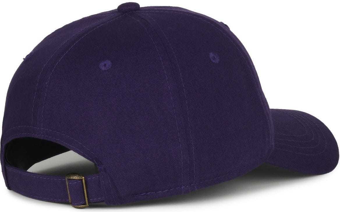 OC Sports GWT-111 Adjustable Strap Garment Wash Cotton Cap - Purple - HIT a Double - 4