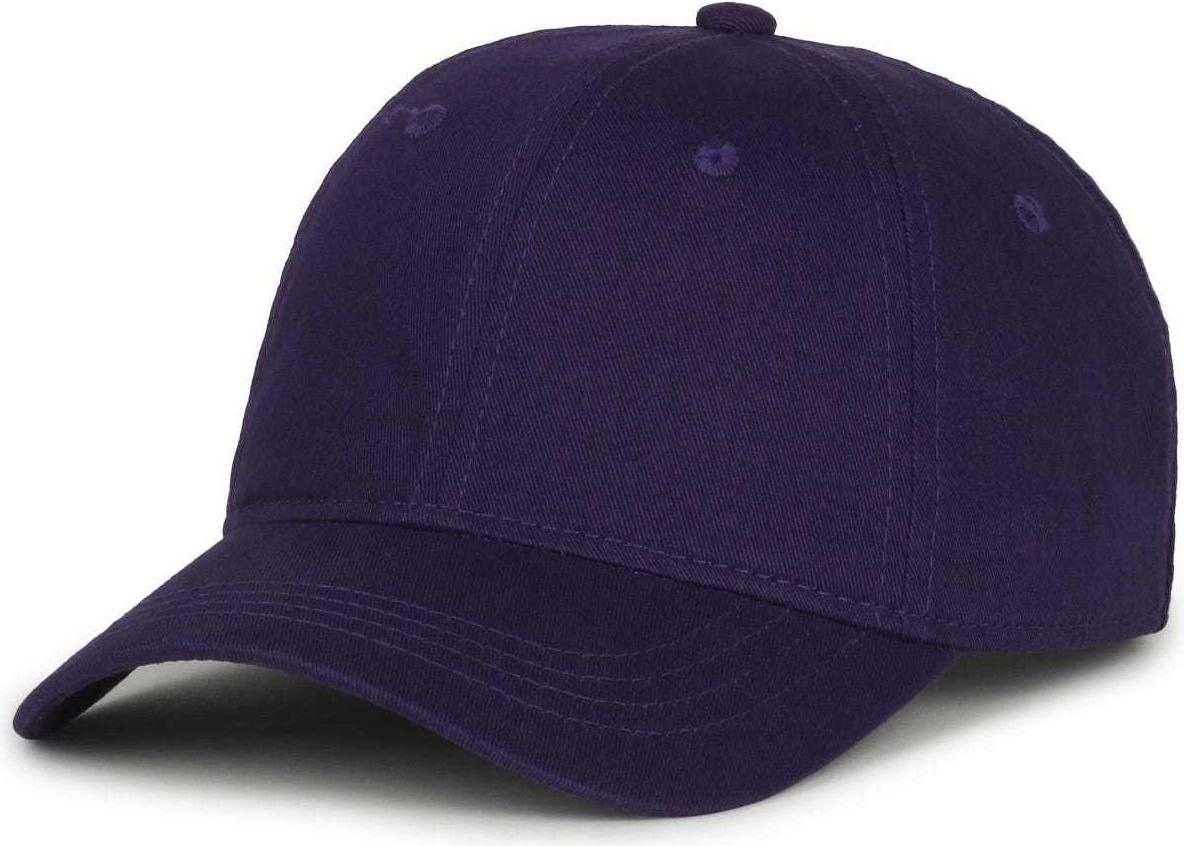 OC Sports GWT-111 Adjustable Strap Garment Wash Cotton Cap - Purple | HIT a Double