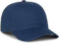 OC Sports GWT-111 Adjustable Strap Garment Wash Cotton Cap - Royal | HIT a Double