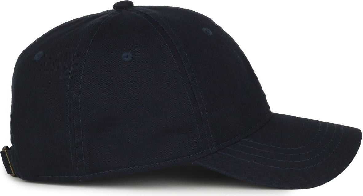 OC Sports GWT-111 Adjustable Strap Garment Wash Cotton Cap - True Navy | HIT a Double