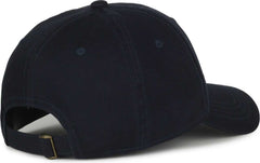 OC Sports GWT-111 Adjustable Strap Garment Wash Cotton Cap - True Navy | HIT a Double