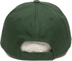 OC Sports GWT-116  Adj. Garment Wash Cotton Baseball Cap - Dark Green | HIT a Double