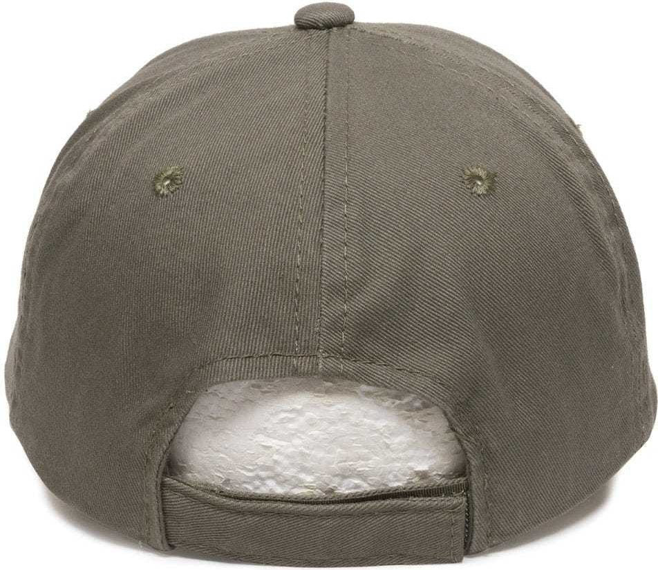 OC Sports GWT-116  Adj. Garment Wash Cotton Baseball Cap - Loden | HIT a Double