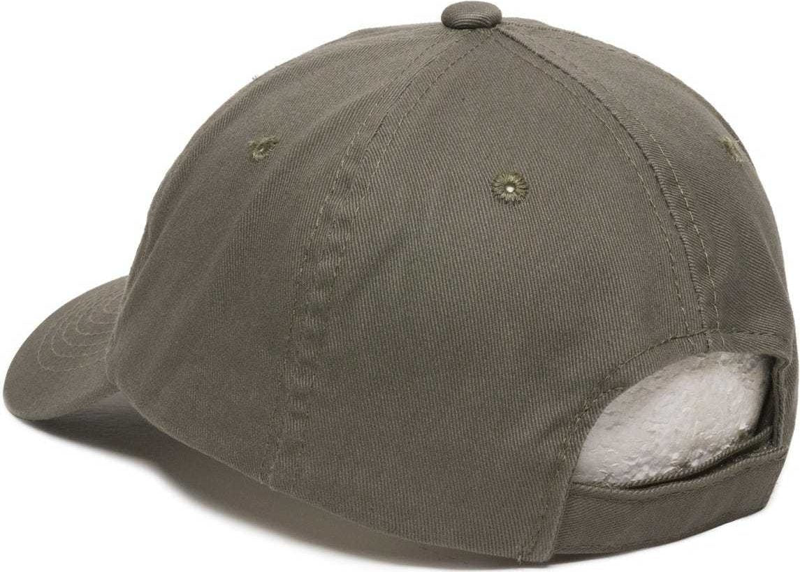 OC Sports GWT-116  Adj. Garment Wash Cotton Baseball Cap - Loden | HIT a Double