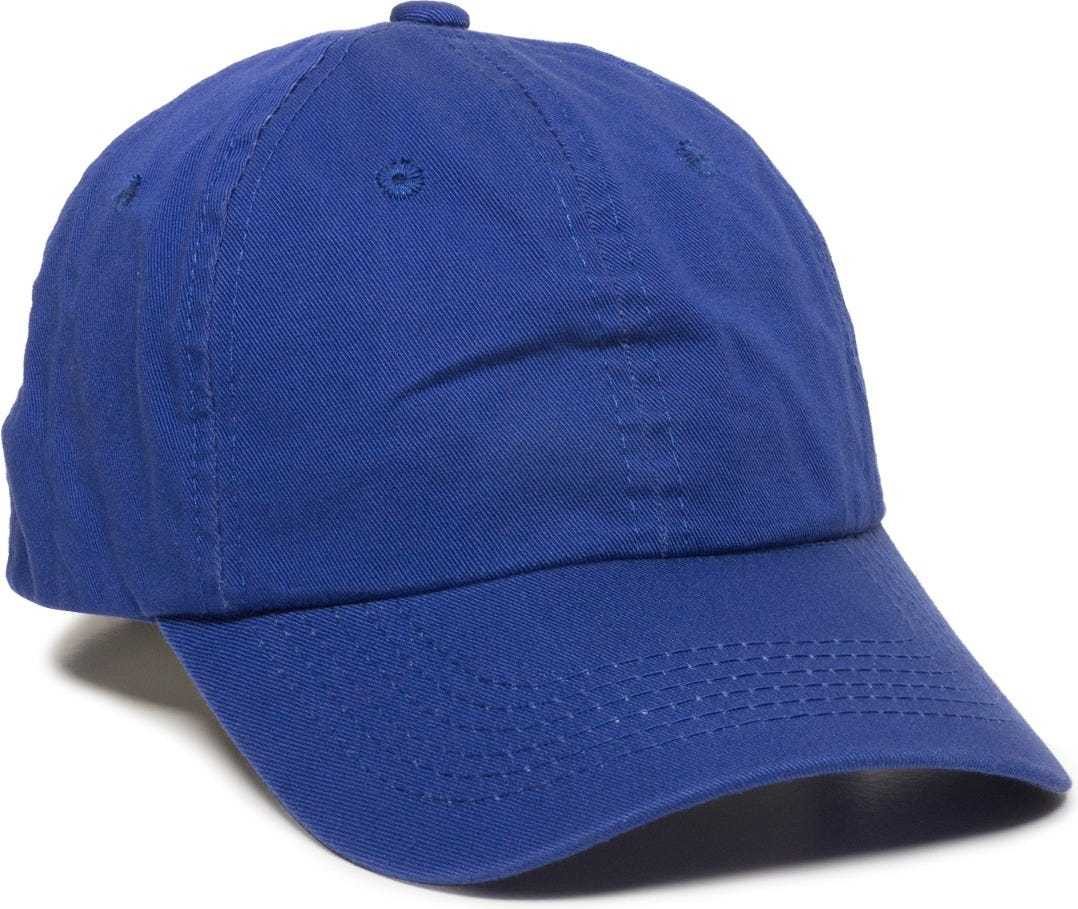 OC Sports GWT-116  Adj. Garment Wash Cotton Baseball Cap - Royal | HIT a Double