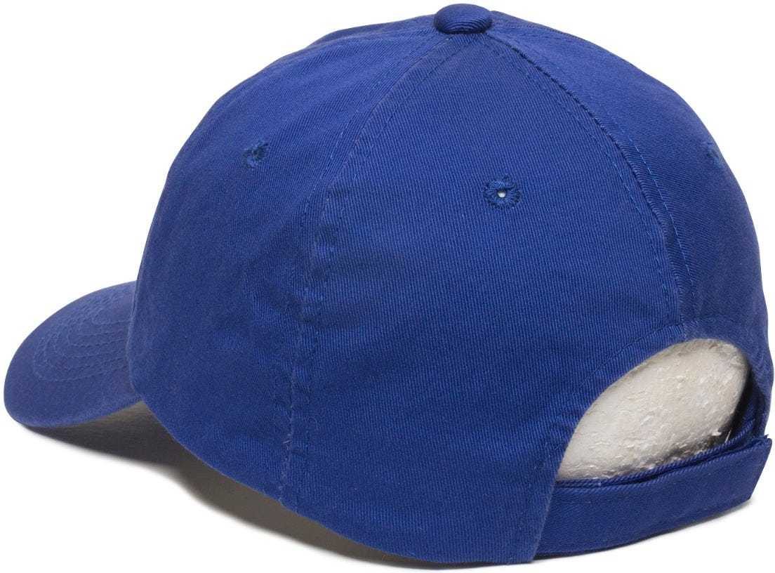 OC Sports GWT-116  Adj. Garment Wash Cotton Baseball Cap - Royal | HIT a Double
