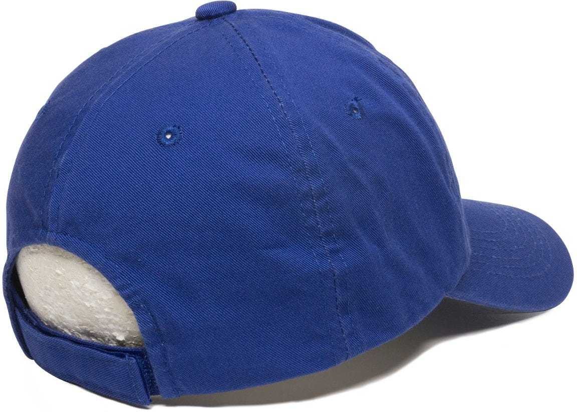 OC Sports GWT-116  Adj. Garment Wash Cotton Baseball Cap - Royal | HIT a Double