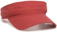 OC Sports GWTV-100  Adjustable Garment Washed Twill Visors - Nantucket | HIT a Double